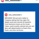 John Leguizamo Instagram – Donate to the @aclu_nationwide right away!