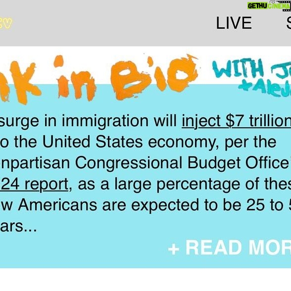 John Leguizamo Instagram - Yes immigrants make America run! They fuel our economy! Always have! Learn that once and for always!