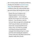 John Leguizamo Instagram - Opinion: Cozying up to Trump, Univision is betraying its Spanish-speaking viewers