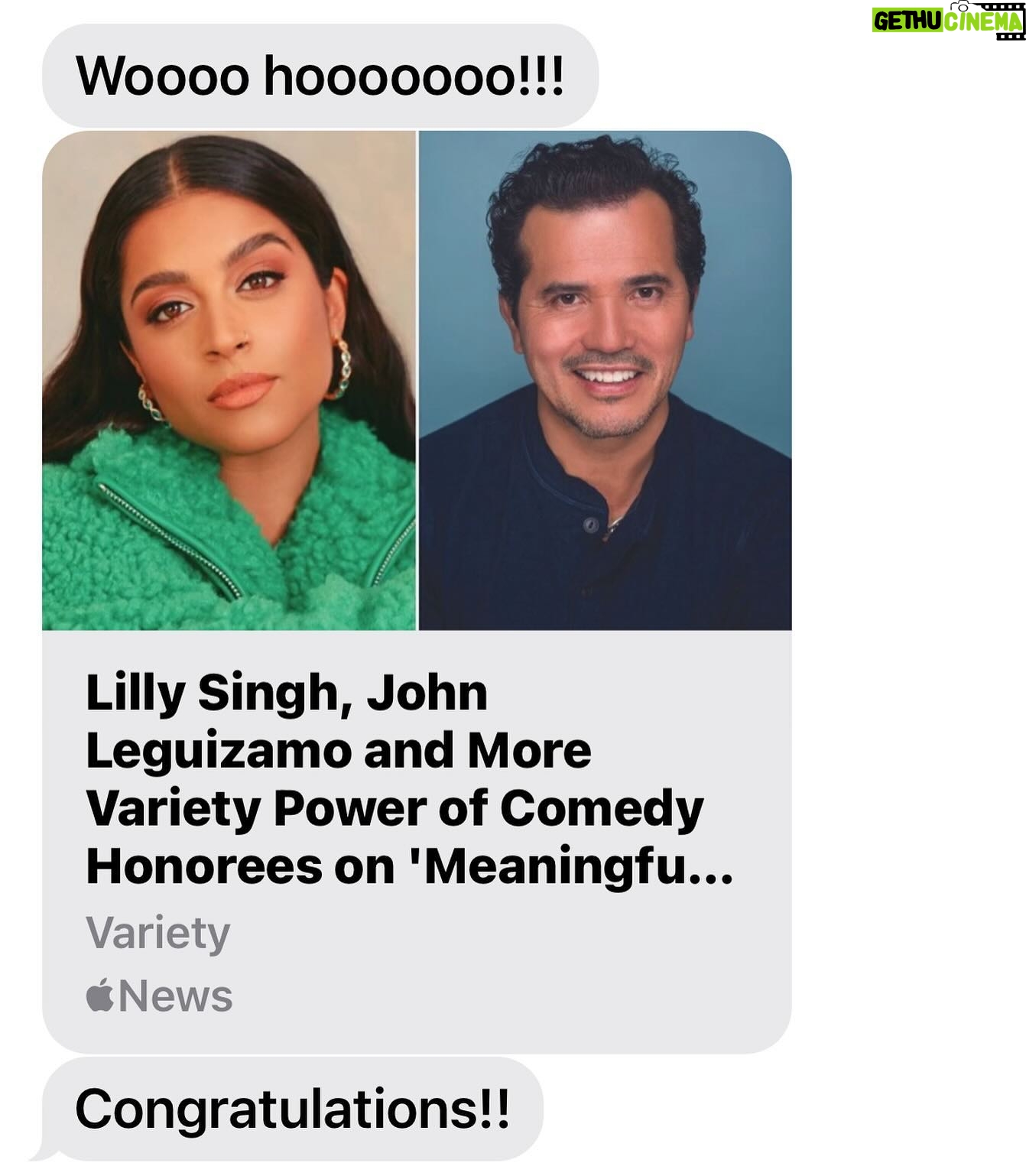 John Leguizamo Instagram - Going to get my award right now at sxsw!