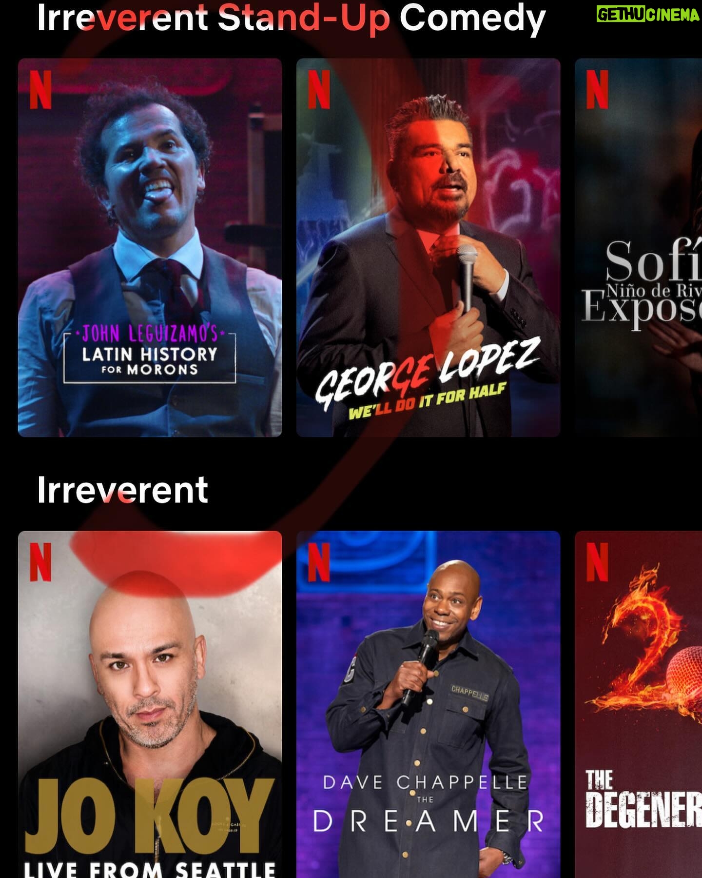John Leguizamo Instagram - #latinhistoryformorons #1 under #irreverenteComedy woohoo 🙌🏽 on #netflix
