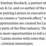John Leguizamo Instagram - Super important story!! Latinos are underrepresented in Hollywood. So glad for major news organizations to finally talk about this, so we can start fixing it. Link in my story, please check it out