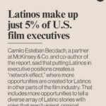 John Leguizamo Instagram - The facts on Latino representation! We need to get mad!! 😡