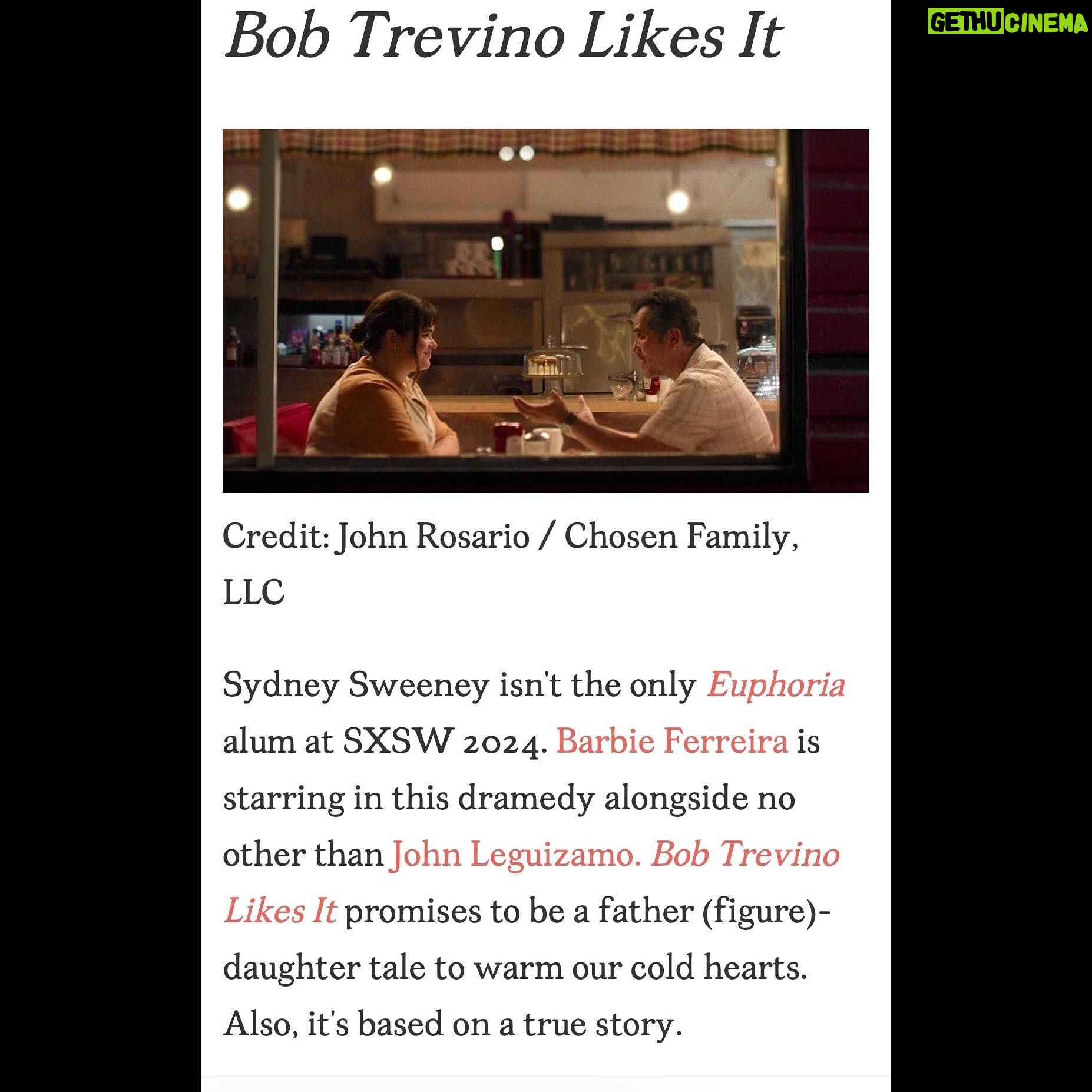 John Leguizamo Instagram - Can’t wait for SXSW! Y’all are gonna love BOB TREVINO LIKES IT