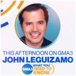 John Leguizamo Instagram - It's 2DAY !! Join me later on @abcgma3 !!