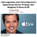 John Leguizamo Instagram - @deadline so excited to be a part of this brilliantly written series. Can’t wait to bring my character Esposito to life! I’m a huge fan of Dennis Lehane and Taron Egerton.