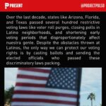 John Leguizamo Instagram - Suppression and oppression of the Latin vote in America! Pa’ que sepa! Know your history mi gente!