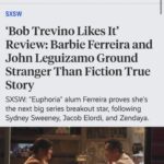 John Leguizamo Instagram - #bobTrevinoLikesIt movie at #sxsw premiere! We had such a raucous time together. Thanks for sharing with me! Bye ✌🏽