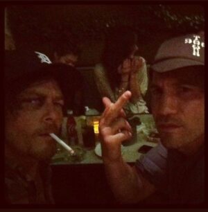 Jon Bernthal Instagram - Norm. Nice. On. Real. One’s.  Driving in to work this morning I was blown away with a feeling of how lucky I am to get do what I do. The best part of it is the wonderful friends I get make on the way. Here’s to all the ride or die Gypsy pirates that have come into my life and into my heart on this crazy beautiful road. Love you all. J.