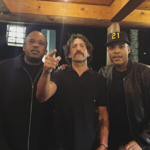 Jon Bernthal Instagram - Two of the best around. Endlessly inspired by these dudes and their work. Proud to call them brothers. @dwatkinsworld and the Legend Rei Green.