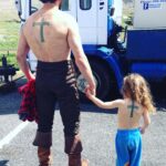Jon Bernthal Instagram – My Number one for Life. Henry Waylon Jennings Bernthal. Pilgrimage. Ireland. Love you boy.