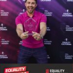 Jonathan Bennett Instagram - I’m a winner baby! It was so invigorating to be surrounded by the amazing tapestry of people at the Equality Awards last night for @eqca . Hearing about the work Equality California is doing for the LGBTQ community is humbling and inspiring. Thanks for this amazing honor of The Visibility Award, I don’t take it lightly. I know I was put on this earth to open the hearts and minds of people, through story telling. Visibility matters. I’m so inspired to keep pushing the needle forward by telling queer stories that people can relate to and be inspired by. And thanks to my ride or die @whatsupdanny for surprising me with the funniest heartfelt video during the show. You are my sis, sis. And thanks to my husband @jaymesv who puts up with my crazy brain of creativity when I wake up at 3 am and can get a story out of my brain, he lets me walk through the story beats and helps me flush it out so I can sleep. #teammate