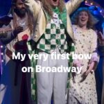Jonathan Bennett Instagram - My first bow on Broadway. @spamalotbway till April 7th. Come see for yourself.