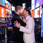 Jonathan Bennett Instagram - Host NYE with your husband, 10/10 recommend. #balldrop. @timessquarenyc #2024