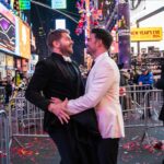 Jonathan Bennett Instagram - Host NYE with your husband, 10/10 recommend. #balldrop. @timessquarenyc #2024