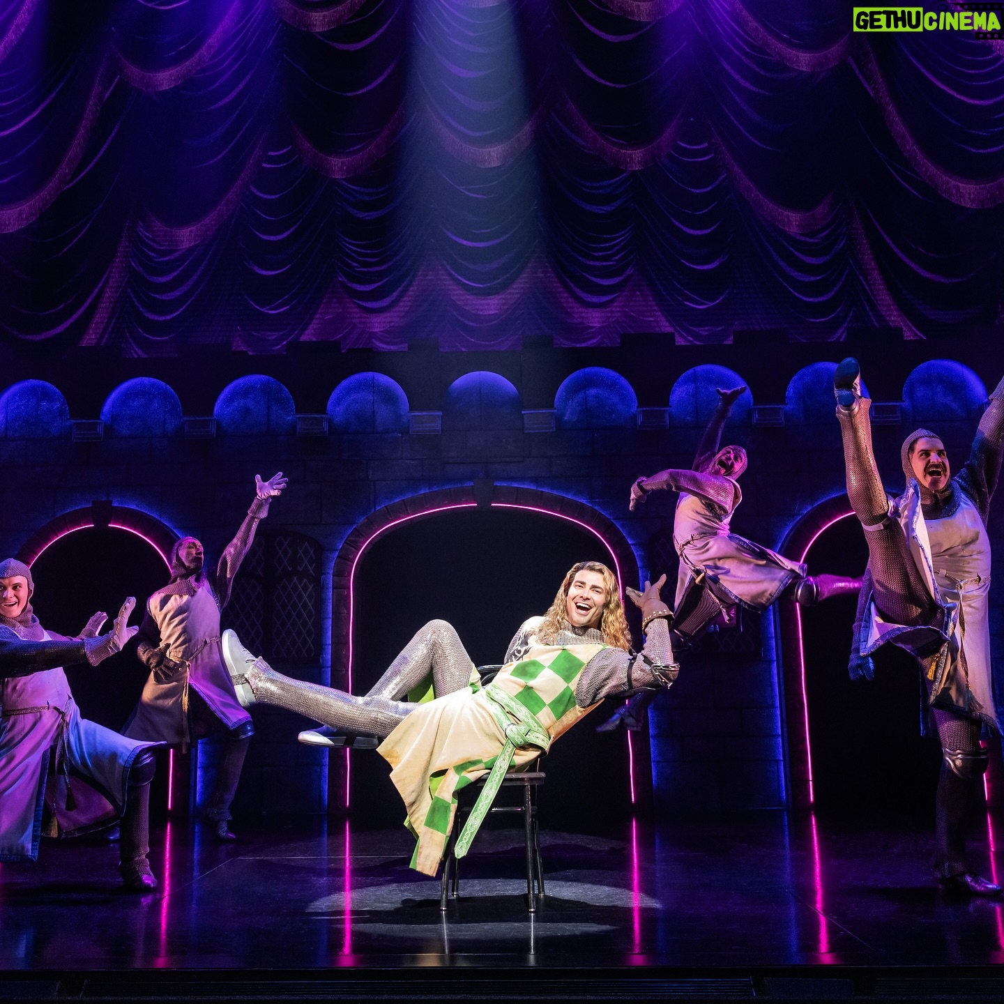Jonathan Bennett Instagram - No place I’d rather be. Going into a 4 show weekend in @spamalotbway