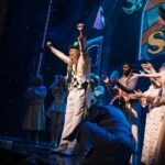 Jonathan Bennett Instagram - What a knight on Broadway! Jonathan Bennett made his Broadway debut in SPAMALOT as Sir Robin last night! Enjoy these snaps of the star taking his Broadway bow. For tickets to see Jonathan and the rest of the Knights of the Round Table in SPAMALOT, head to the link in our bio! 📸: @andyhenderson #jonathanbennett #spamalot #montypythonsspamalot #broadway #curtaincall #broadwaybow #comedy