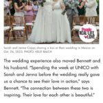 Jonathan Bennett Instagram – We want to relive this day over and over. Thank you @maybelline for making this dream come true. Thank you @unico2087 for being the most amazing wedding venue now twice! And Jenna and Sarah thank you so much for sharing your special day and your beautiful love with us. 

All Images by Superstar Queer Photographer @kellybalch 
Make up by @thefacebykase
