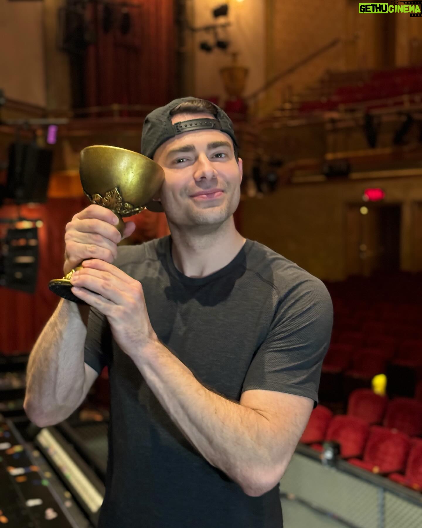 Jonathan Bennett - 9.8K Likes - Dear Sir Robin,
I’m going to miss you. You have taught me so much over the past 88 performances. You have taught me to believe in myself in ways I never thought were possible. You have taught me to trust the process of performance especially the rehearsal because that IS the journey. You have reminded me to listen and be present with myself and my surroundings. You have taught me to love myself and to truly find pride in myself. I always say I’m proud of myself; but you taught me what that actually feels like to be. You taught me it’s never too late to achieve your dreams. Sir Robin, you are the knight that’s afraid to fight; but what I discovered in our time together, is you’re not afraid of fighting, your heart’s just in a different place. It doesn’t have a passion for fighting, it has a passion for musical theater and for entertaining people and bringing joy and laughter to them. That’s your grail. Thank you for letting me bring your joy and laughter to thousands of people during this run. You say, “I too have found my grail, musical theater!” Sir Robin, I am honored that I got to help you find your grail every night, but I am forever grateful for the rest of my life, that YOU helped me find mine. You were my grail, and thank you for letting me in when I found you. -
Love always, Jonathan Bennett
