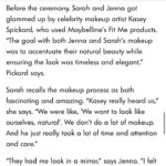 Jonathan Bennett Instagram – We want to relive this day over and over. Thank you @maybelline for making this dream come true. Thank you @unico2087 for being the most amazing wedding venue now twice! And Jenna and Sarah thank you so much for sharing your special day and your beautiful love with us. 

All Images by Superstar Queer Photographer @kellybalch 
Make up by @thefacebykase