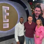 Jonathan Bennett Instagram - Dream Team! Watch @enews tonight! I’m talking all things Christmas on Cherry Lane, premiering this Saturday on @hallmarkchannel