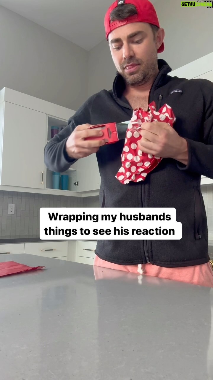 Jonathan Bennett - 17.5K Likes - Because @jaymesv always pushes the button on the coffee before getting a mug, so I thought what a perfect thing to wrap. I was right. Jonathan 2 - Jaymes 0 #winning