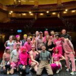 Jonathan Bennett Instagram – @spamalotbway put in rehearsal complete ✅Now I understand why they call it a black out. You literally black out! These beautiful clowns wore pink to celebrate my put in rehearsal, and I need to call them out. I walked into this process completely vulnerable, and afraid of the unknown. I have never done a Broadway show, nor did I know the rehearsal process or how it would feel. It’s also a weird feeling because as a replacement, you’re walking into a family that’s already established and are the new guy. But on day one of rehearsing with this cast I learned why Spamalot is so special. It’s the people in the Spam Fam. I was instantly welcomed and made to feel at home. “Hey, we are here for you; we’ve got your back. Anything you need we got you; you’re gonna do so good. We are so excited to have you. How can I help you?” EVERY. SINGLE. PERSON. 
Then it clicked, and I understood, and my Sir Robin monologue hit deeper this time. 
“Broadway is a very special place, filled with very special people.  People who can sing and dance, often at the same time. They are a different people, a multi talented people, a people who need people. And who are in many ways the luckiest people in the world.” 
💙 Now I get it. Thank you so much for the past two weeks of support and I can’t wait to go to Camelot with all of you. 
(I can only tag 20 people in a post and it takes an army, so also @ty_robs2 @darrelltjoe @gabriellaoenriquez  @mariarbriggs @jeffreyfinn @joshrhodes1115 @dababadoo )