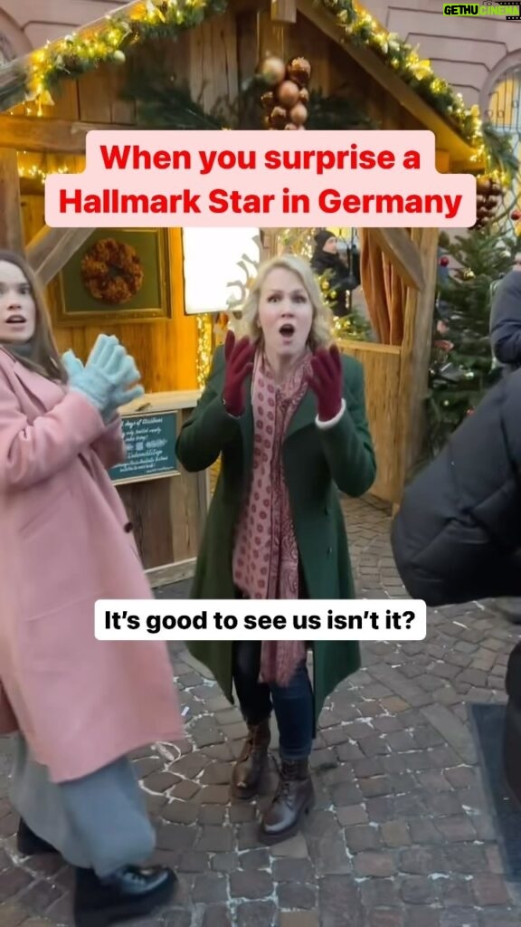 Jonathan Bennett Instagram - This is the same reaction you’ll get watching A Heidelberg Holiday tonight on @hallmarkchannel #countdowntochristmas