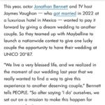 Jonathan Bennett Instagram – We want to relive this day over and over. Thank you @maybelline for making this dream come true. Thank you @unico2087 for being the most amazing wedding venue now twice! And Jenna and Sarah thank you so much for sharing your special day and your beautiful love with us. 

All Images by Superstar Queer Photographer @kellybalch 
Make up by @thefacebykase