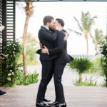 Jonathan Bennett Instagram - Celebrating #NationalFreedomToMarryDay with @kayjewelers, and celebrating the fact that we get to create our own traditions when it comes to our LGBTQ weddings. #KAYPartner We designed ‘Our Ring by Jaymes Jonathan’ to create our own tradition of having a ring we flipped at our ceremony. Worn with the diamonds facing out while engaged, then flipped when we said ‘I do’ to reveal the wedding band side with the diamonds facing you. Available at KAY.com 📸 @toddthephotographer