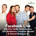 Jonathan Bennett Instagram - Join us LIVE on Facebook on @hallmarkchannel at 1pm for the cast of #christmasoncherrylane