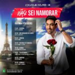 Jonathan Nemer Instagram - As agendas de FEVEREIRO E MARÇO estão com ingressos a venda. Conforme falado, serão 8 shows por mês, com exceção de Junho e Dezembro. Se sua cidade está na lista, marque um amigo que vai ter que comprar o ingresso pra você 😂😂😂 COMPREM ANTECIPADO, PQ VAI VIRAR LOTE