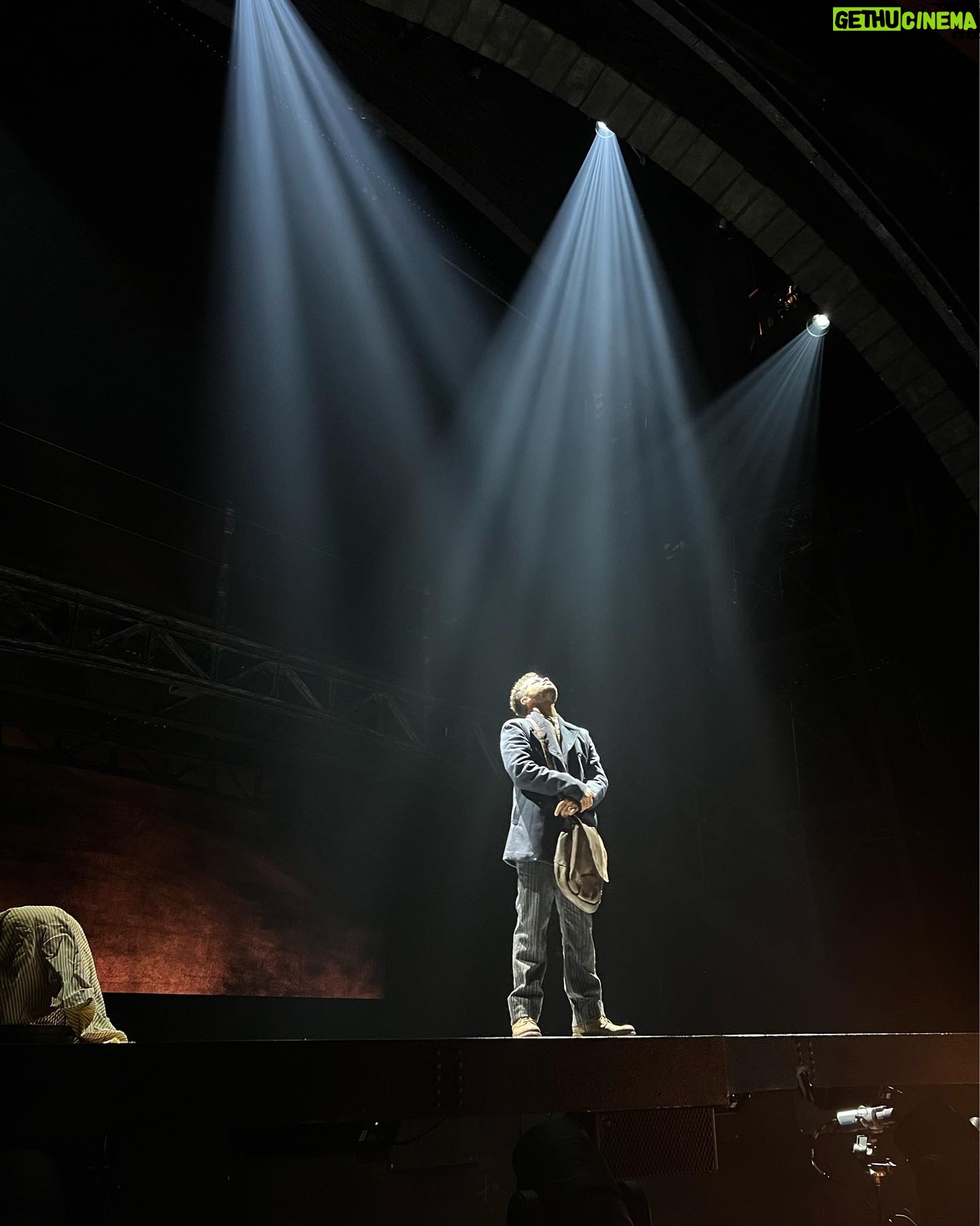Jordan Fisher Instagram - “just wait kid…we’ll be seeing you on the Tony’s one day”