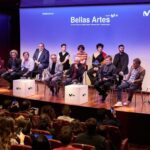 Jorge López Instagram – Ayer presentamos “Bellas Artes”, en @museoreinasofia, una serie protagonizada por el maestro @martinezoscarok . vimos los 3 primeros episodios y toda la sala se partió de la risa🥳. Un reparto y equipo increíble. Desde el 11 de abril podrán disfrutarla en @movistarplus y en Latinoamérica @starplusla , ♥️.