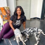 Joselyn Dumas Instagram - …Show by hand✋🏾😍 if you’re a #DogLover 🐶 ? …New addition to the family #Dalmatian and they❤️eating their pellets from @bricopet_ghana