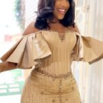 Joselyn Dumas Instagram – Incredible designs for a good cause🎗️. 15% of the cost of purchase YOU make and production goes to support the provision of Period Cups to end #periodpoverty in Ghana one cup at a time. ❤️
Cc @joselyndumasfoundation @couldyoucup. Thank you all for your continued support. ❤️
🛍️SHOP YOUR TAILORED DESIGN AT @the_shedollemporium 

Dress: @shebybena 
Make up: @lawrebabe_rebirth 
Hair: @cmhairbyhills 
Photography: @chocolate_shot_it 
Music🎶 : @youngjonn Aquafina 

#owanbestyle #owanbe #ghanawedding #ghanafashion