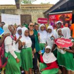 Joselyn Dumas Instagram - Had an utterly incredible time at Dansoman A Cluster of Schools with Tunga Islamic JHS speaking to the students on #MenstrualHygiene, the benefits and how to use #SanitaryCups during Menstrual Cycle, thanks to @couldyoucup ❤️ A collaboration powered by the @joselyndumasfoundation @couldyoucup and @hopeforafricainc