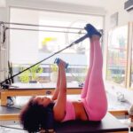 Joselyn Dumas Instagram - …My favorite exercise to do! 😍👌🏾Pilates at @the_pilates_studio_accra_