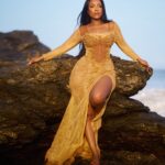 Joselyn Dumas Instagram - … Grateful 🎂 Stylist @kelvincentgh Photography @stevemorrism Dress @epiphani_official Makeup @makeupbyzulky Hair @oh_my_hairr Nails : @miracleonnails Videography: @director_holy Production: @euphoria_africa Location: @rehabbeachclubgh #wlyg