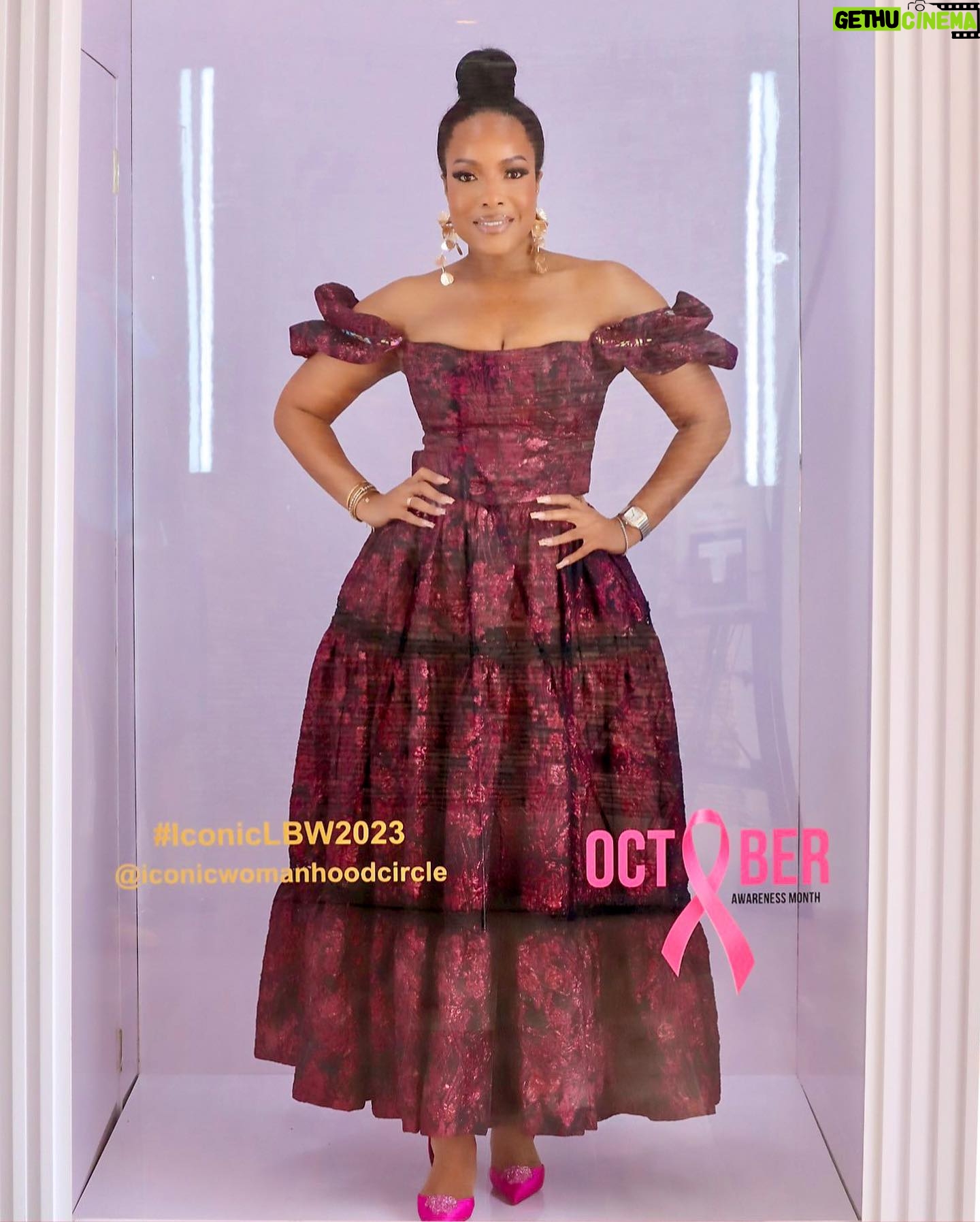 Joselyn Dumas Instagram - Had an incredible time moderating π€ and sharing genuine conversations with some amazing women on everything that encapsulates being the iconic woman that we are and aspire to be and I loved every bit of it. The @iconicwomanhoodcircle #IconicLBW2023 powered by the phenomenal @iconicwomanhood_coach Thank you Ekene for creating such a safe space for women to share and love on each other genuinely ππ Outfit by: @pistisgh @melangebypistis Make Up: @denni_makeover Earrings: @bijough Photography: @tegabaahmedia