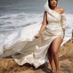 Joselyn Dumas Instagram - Another year of adventure awaits me… excited about the possibilities. Happy birthday to me 🎂🥰 #Grateful Stylist @kelvincentgh Photography @stevemorrism Dress @epiphani_official Makeup @makeupbyzulky Hair @oh_my_hairr Nails : @miracleonnails Videography: @director_holy Production: @euphoria_africa Location: @rehabbeachclubgh