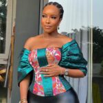 Joselyn Dumas Instagram – …So I was supposed to show up like this but ended up wearing the wig. PICK YOUR FAV… WIG or CORNROWS ?? 😅

Top designed by: @shebybena
🎶 into the future by #stonebwoy , no copyright infringement intended.