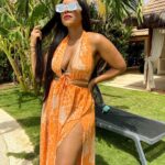 Joselyn Dumas Instagram - … Friday Mindset🍸 #TGIF #LekkiWivesTheReunion Coming Soon 😍 Hair: @cbkbeautygh Skin: @jnissi_skinrepair_centre #style #fashion #beauty