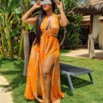 Joselyn Dumas Instagram - … Friday Mindset🍸 #TGIF #LekkiWivesTheReunion Coming Soon 😍 Hair: @cbkbeautygh Skin: @jnissi_skinrepair_centre #style #fashion #beauty