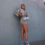 Joy Corrigan Instagram - @alo new sneaker color alert 👟👽🩶