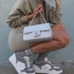 Joy Corrigan Instagram - @alo new sneaker color alert 👟👽🩶