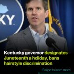 Joy Reid Instagram – Elections matter. Voting MATTERS. Especially in your state. Well done Kentucky in keeping this man as your governor. Had the Republican won none of this would be happening because he would have been as performatively anti-Black as he was on the #breonnataylor case. #andybeshear 
.
Repost from @thegrio
•
Kentucky Gov. #AndyBeshear designated #Juneteenth as a holiday for state executive branch workers on Thursday and expanded protections in state hiring and employment by banning discrimination based on hairstyles.

The separate executive orders signed by the Democratic governor represented his latest outreach to Black Kentuckians — but also reflected limits to that outreach.

Beshear, seen as a rising Democratic star, took the actions after efforts to make Juneteenth a statewide holiday and outlaw discrimination based on hairstyles failed in the state’s Republican-supermajority legislature.

“After years of inaction, I’ve decided I can no longer wait for others to do what is right,” said Beshear.

For more, visit theGrio.com.