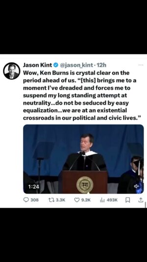 Joy Reid Instagram - Quite a warning here from documentary filmmaker @kenlburns about the stakes of the November election…
