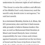 Joy Reid Instagram – From the @wsj — The International Criminal Court’s prosecutor is seeking arrest warrants for Israeli Prime Minister Benjamin Netanyahu and the leader of Hamas in Gaza, Yahya Sinwar, a move that Israeli officials have warned could scuttle efforts to end the conflict in the enclave.
An ICC court would need to decide whether to issue a warrant for their arrests.
Full story at @wsj
