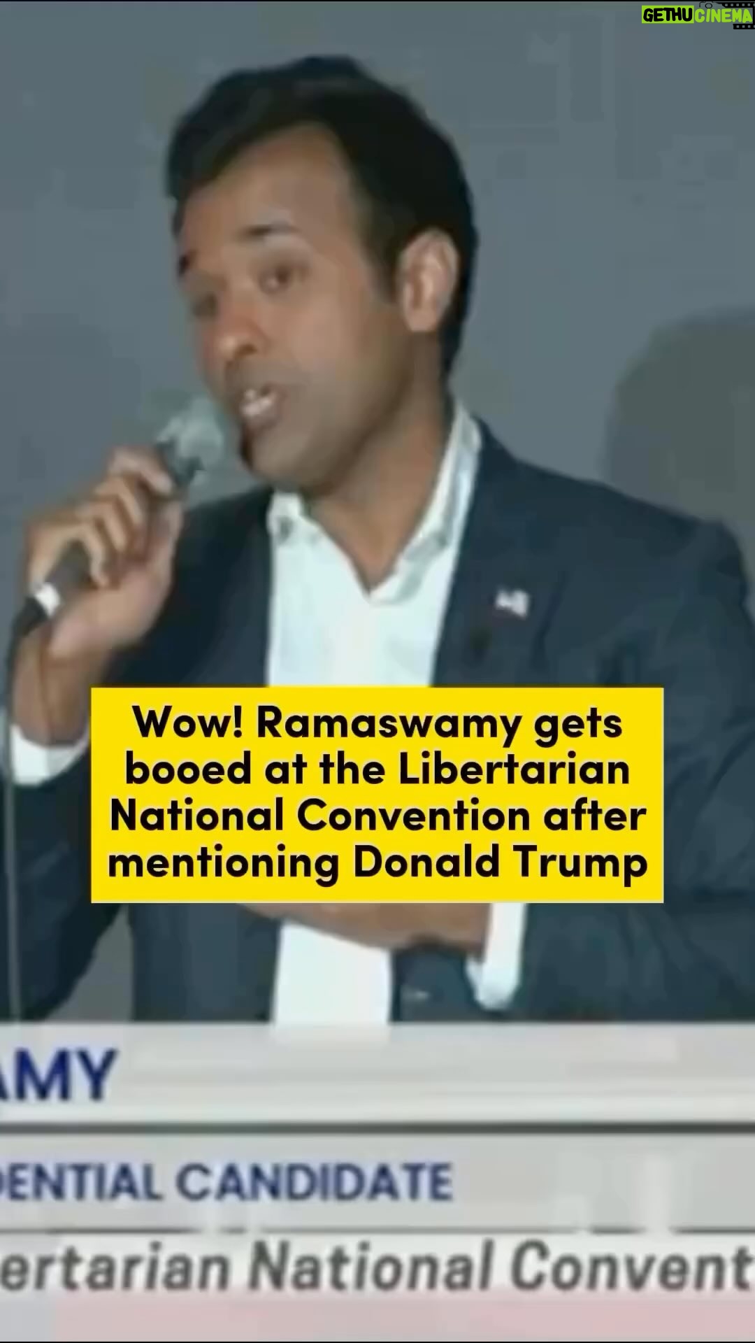 Joy Reid Instagram - Also booed tonight: the ever annoying #vivekramaswamy 😂😂😂 The Libertarians were salty tonight! . Repost from @realdlhughley • @vivekgramaswamy AND @senmikelee BOTH GOT BOOED🗣️🗣️BOOOOO👎🏼👎🏼🤣🤣🤣 TRYING TO STUMP FOR TRUMP AT THE LIBERTARIAN CONVENTION 🤦🏾♂️ #TeamDL